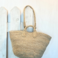 Shopping trapezio in rafia