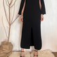 Abito in maglia con mantella