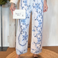 Pantalone con ricami