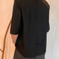 Blusa con rouches a contrasto