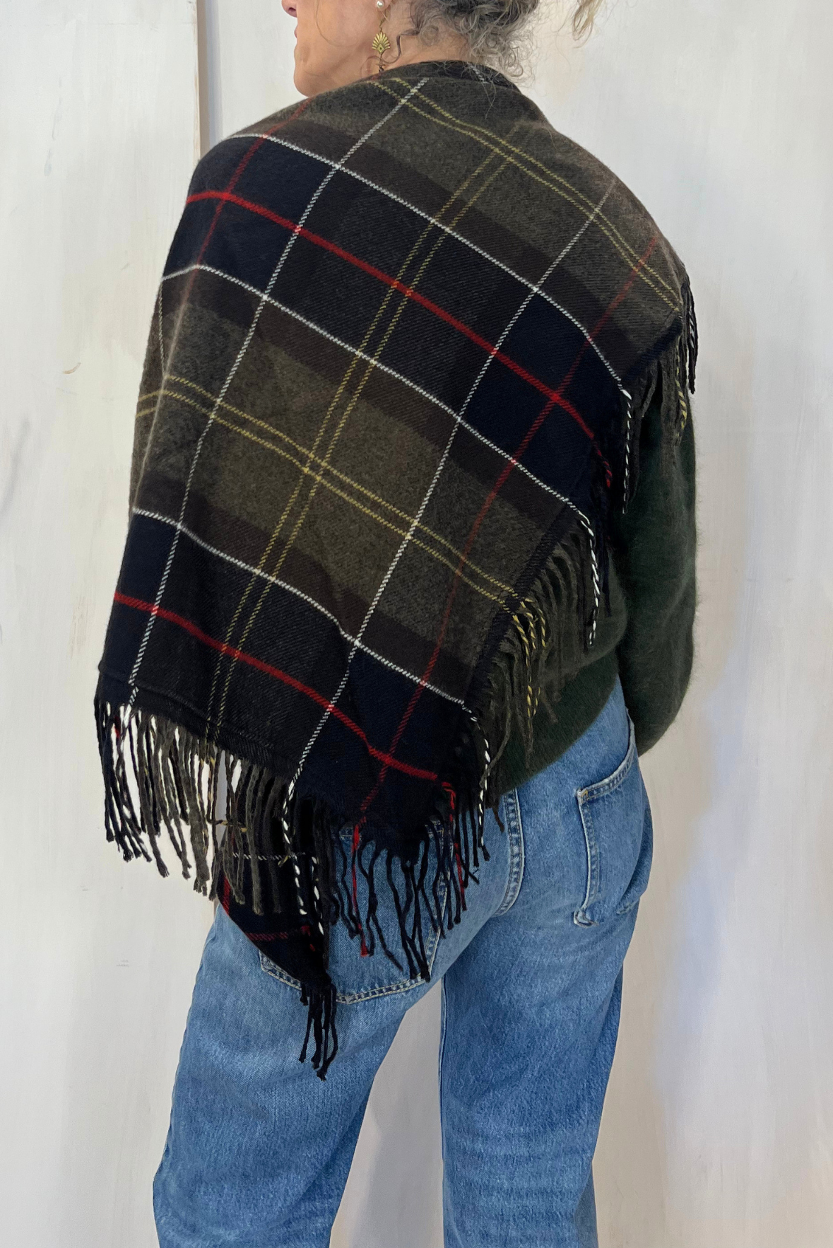 Scialle pareo tartan