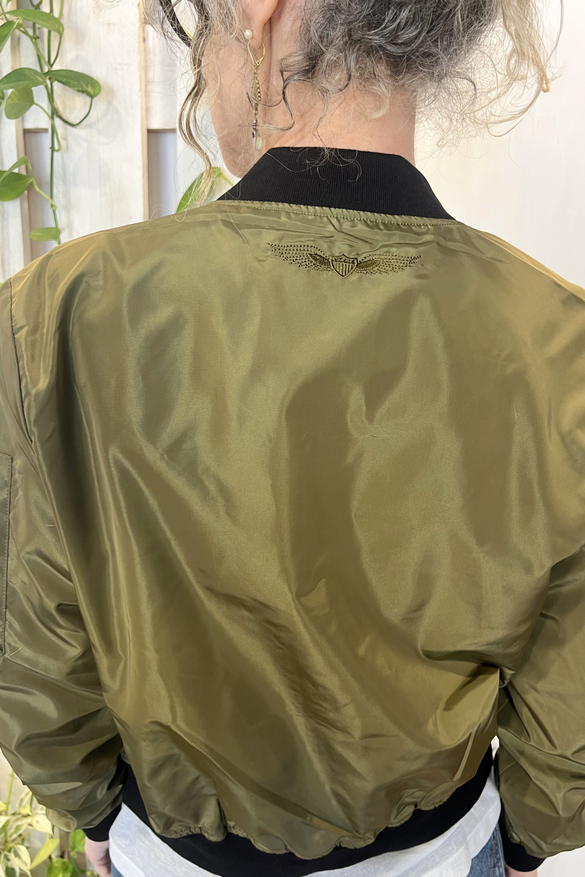 Bomber corto nylon