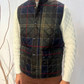 Gilet trapuntato Lowerdale in tartan Icons