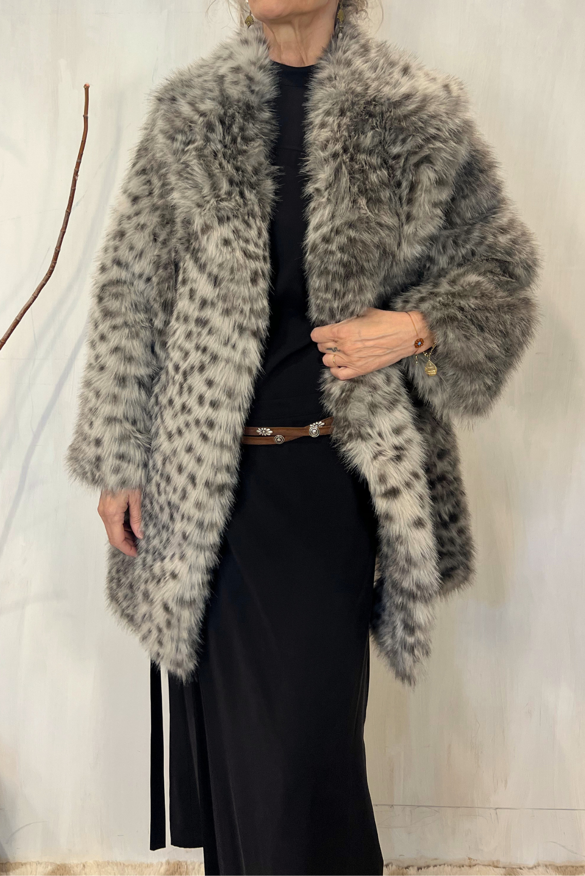 Cappotto in ecopelliccia