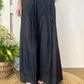 Pantalone a palazzo misto seta