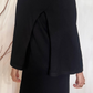 Abito in maglia con mantella