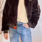 Bomber in ecopelliccia