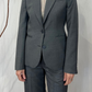 Blazer sfiancato in lana vergine
