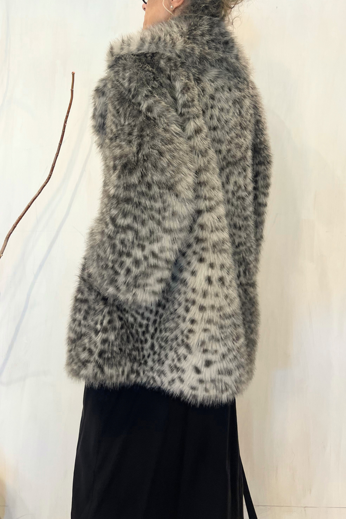 Cappotto in ecopelliccia
