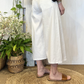 Gonna pantalone misto lino