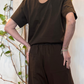 T-shirt con oblò