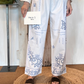 Pantalone con ricami