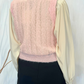 Gilet pizzo in maglia