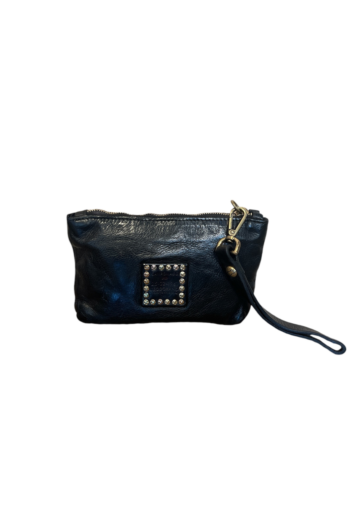 Mini clutch bustina in pelle