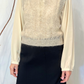 Gilet pizzo in maglia