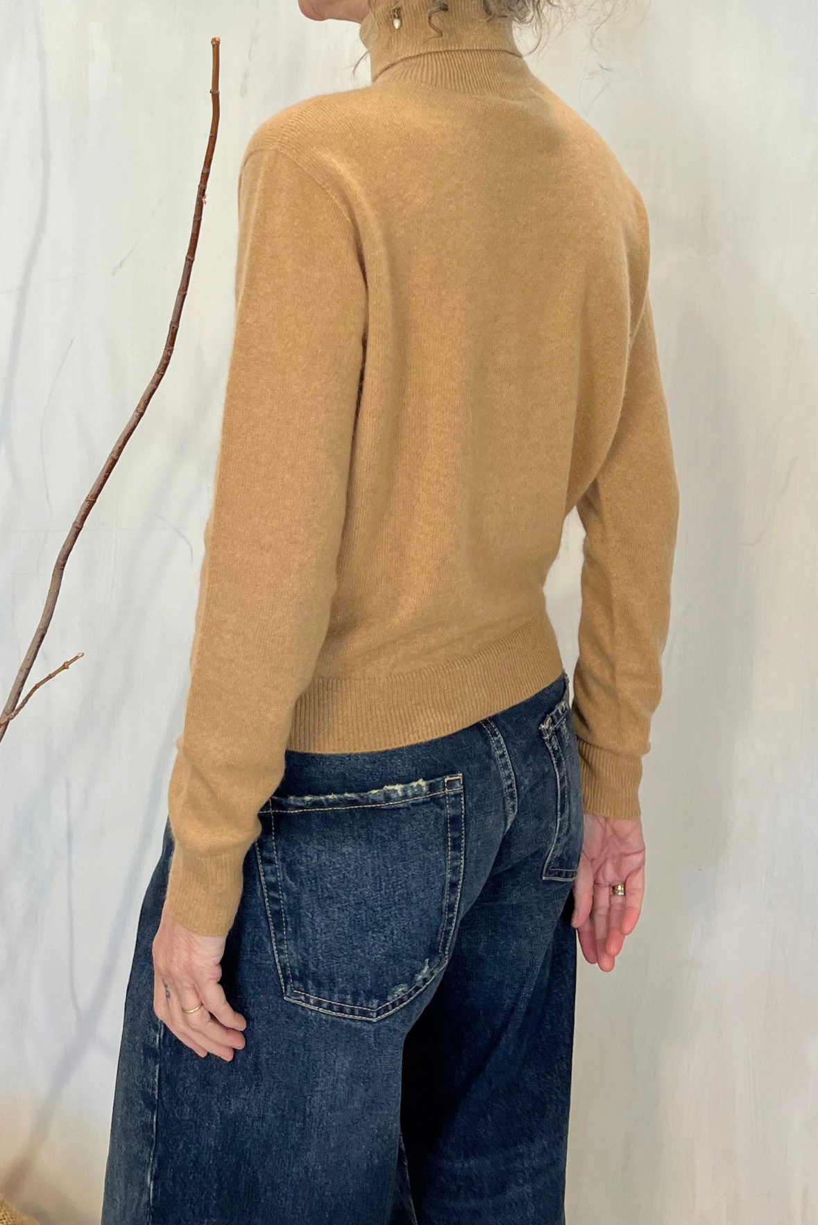 Maglia a collo alto in cashmere