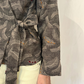 Giacca kimono in lana con ricami