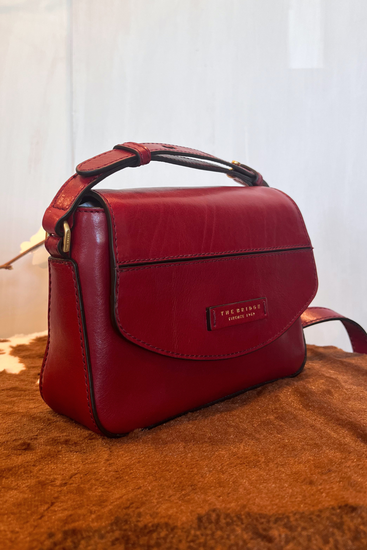 Borsa a tracolla in pelle
