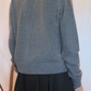 Maglia a giro in cashmere