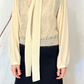 Gilet pizzo in maglia