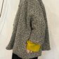 Cappottino kimono corto in lana