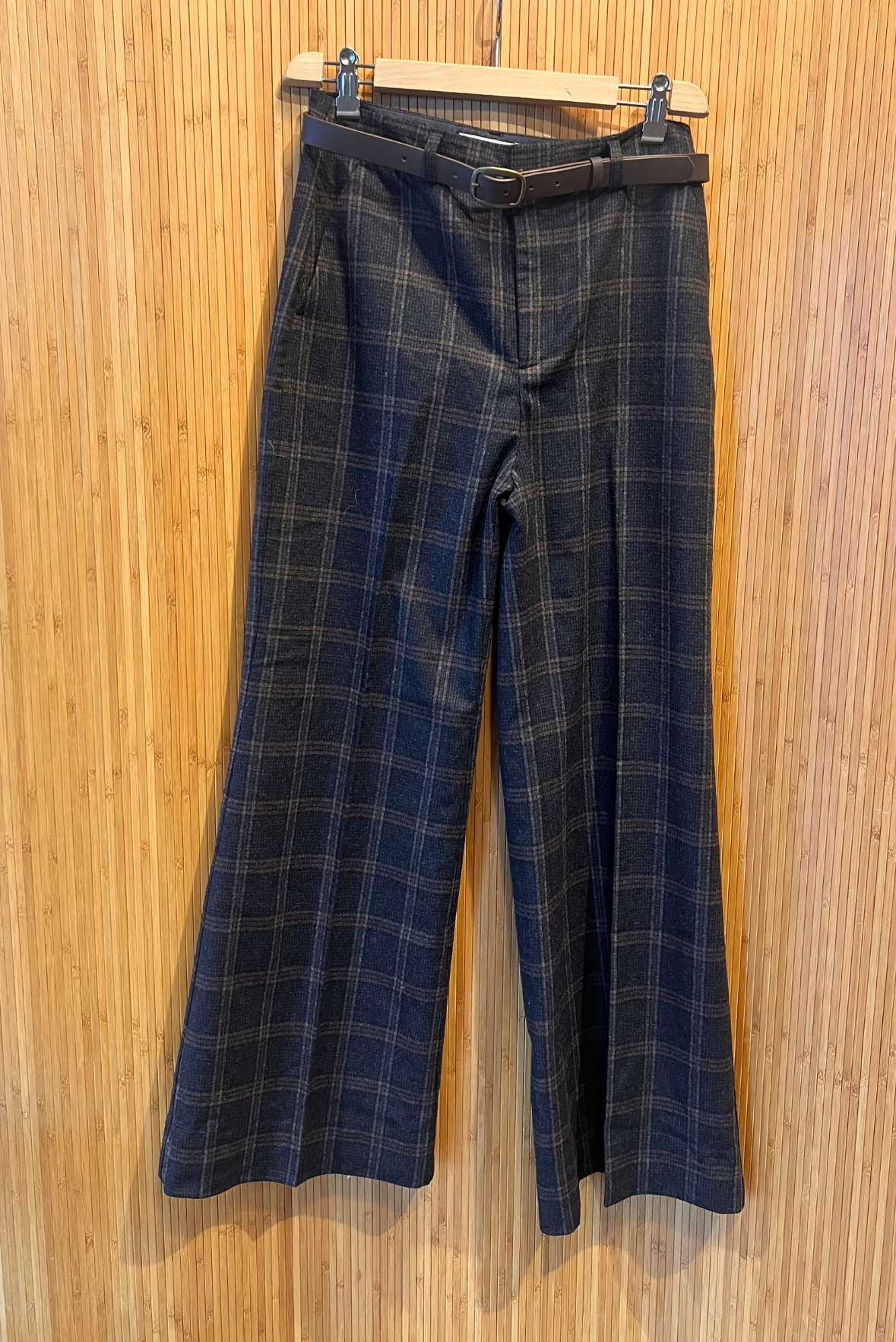 Pantalone scozzese con cintura