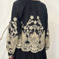 Camicia con pizzo e maniche a palloncino