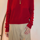 Maglia a giro in cashmere