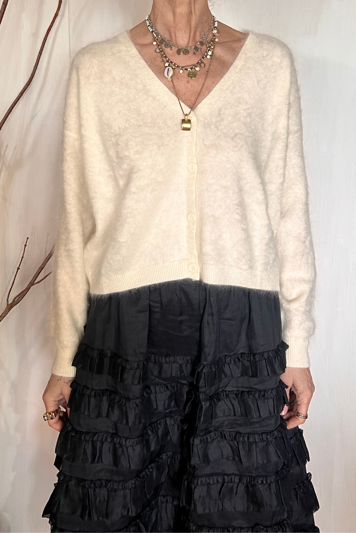 Cardigan in cashmere
