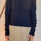 Maglia a giro in cashmere