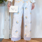 Pantalone ricami patchwork