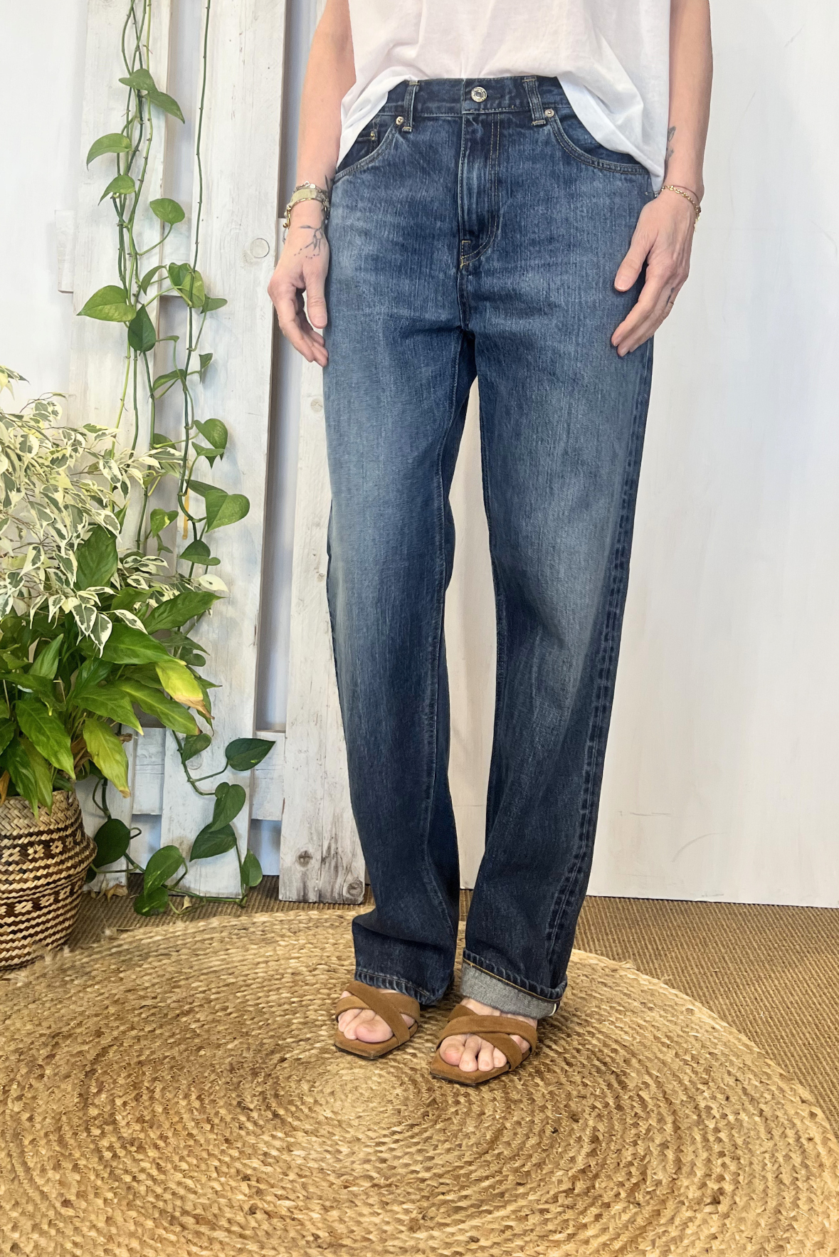 Jeans regular cimosato