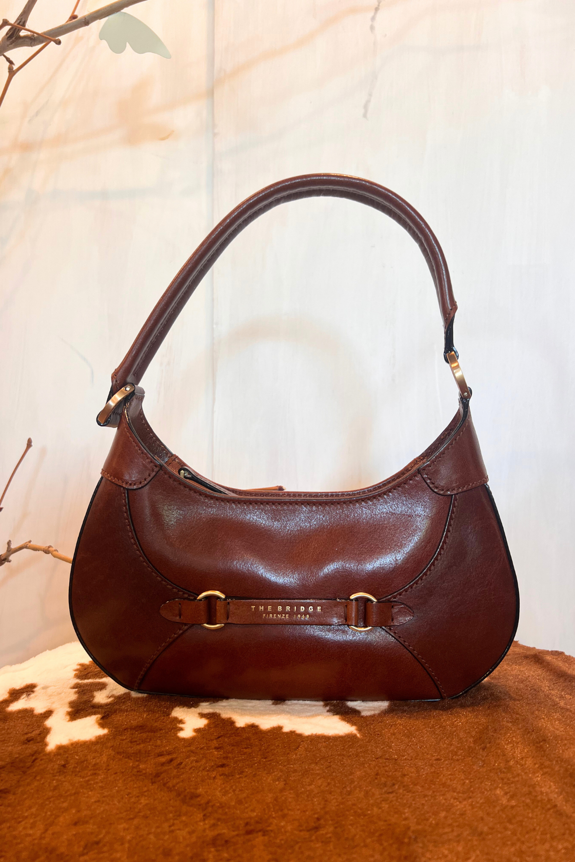 Borsa a spalla in pelle