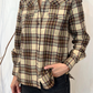 Camicia texana scozzese