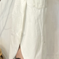 Pantalone crop con spacco laterale