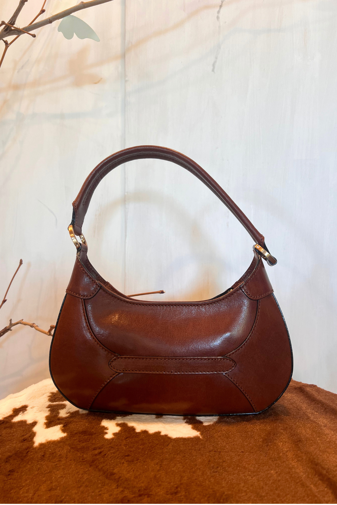 Borsa a spalla in pelle