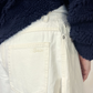 Pantalone crop con spacco laterale
