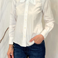 Camicia in popeline con fiocco