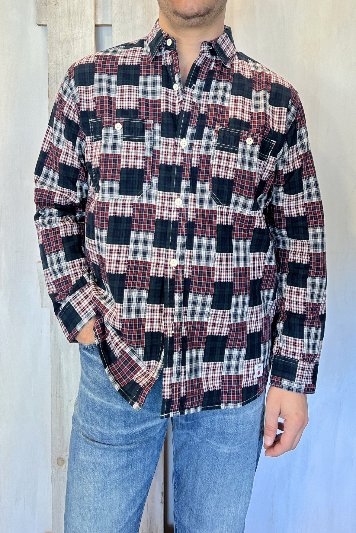Camicia fantasia patchwork