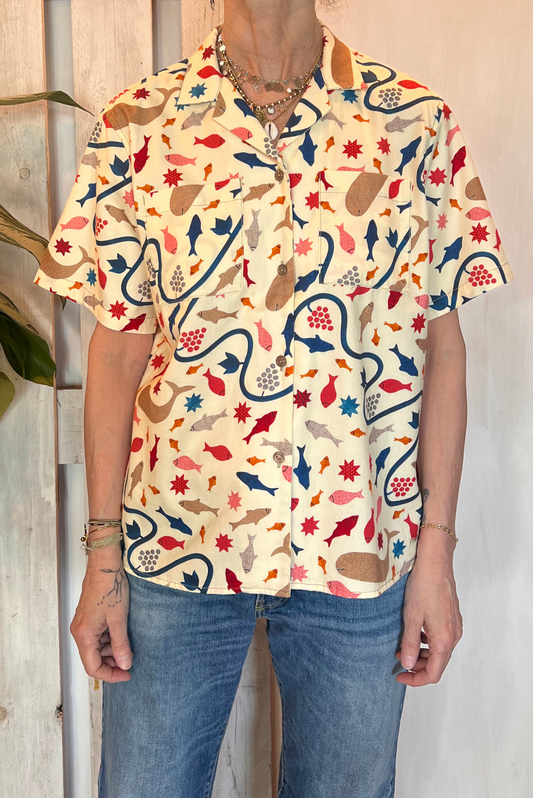 Camicia a fantasia