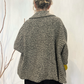 Cappottino kimono corto in lana