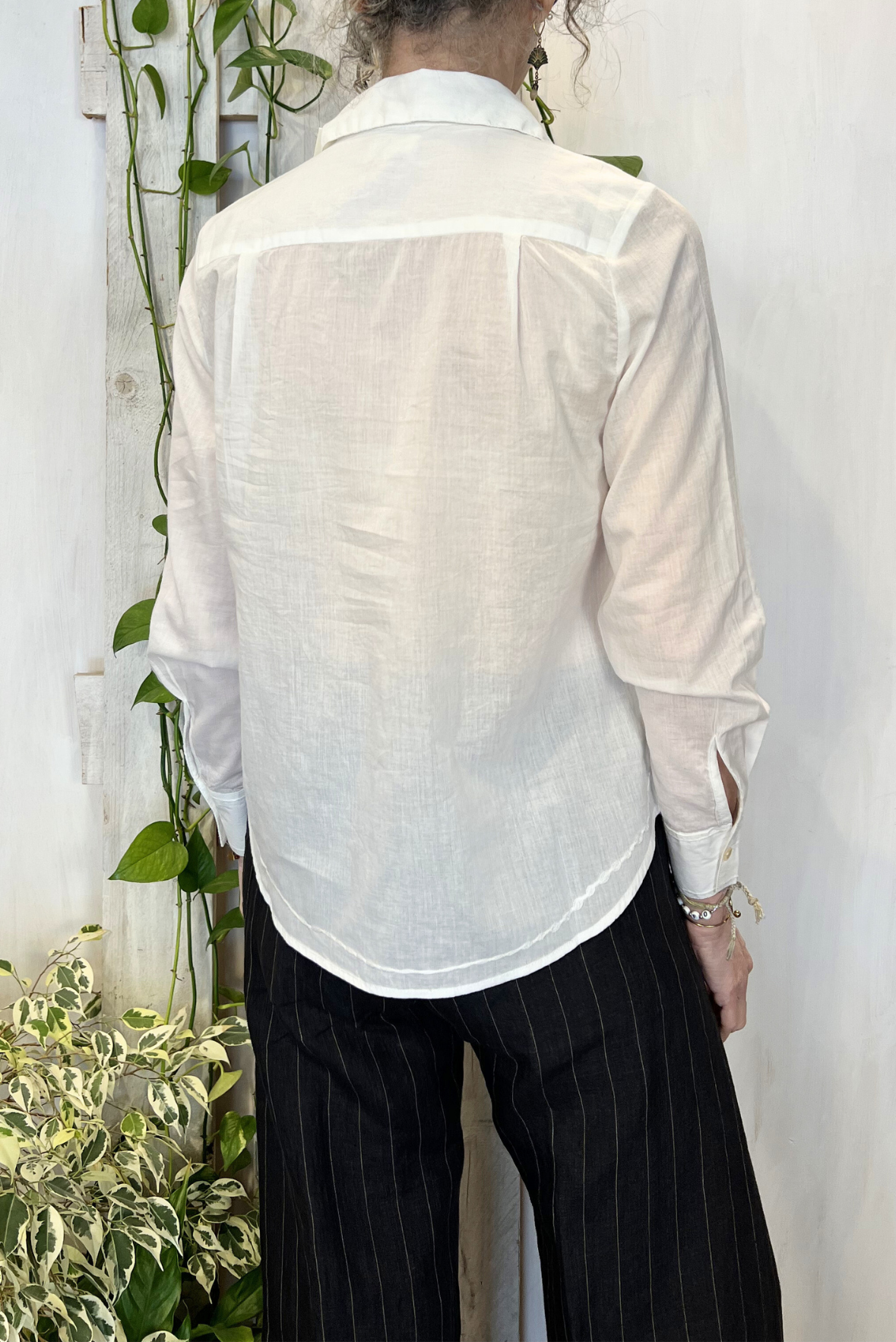 Camicia con rouches
