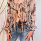 Camicia over con frange