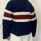 Giubbotto pile dettaglio maglia