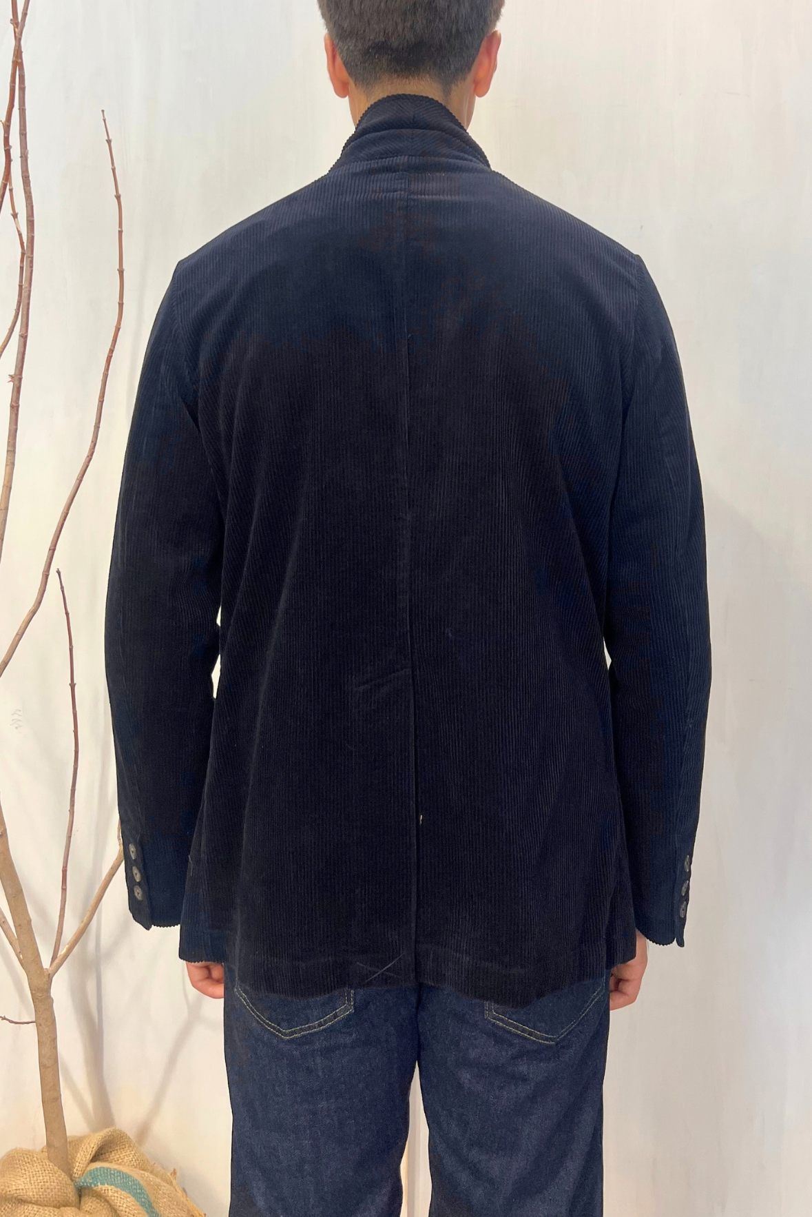 Blazer in velluto a costine