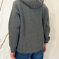 Maxi cardigan con cappuccio