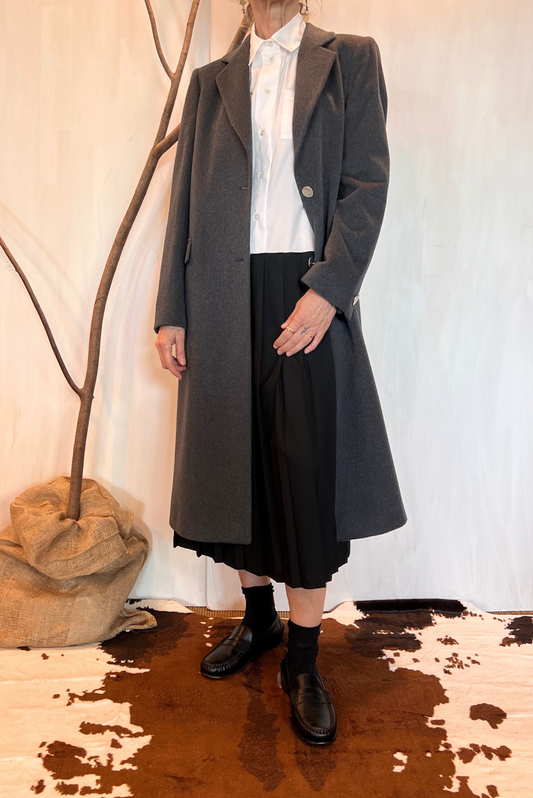 Cappotto in lana misto kashmir