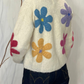 Cardigan in alpaca con ricami
