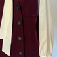 Gilet abbottonatura asimmetrica