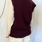 Gilet abbottonatura asimmetrica